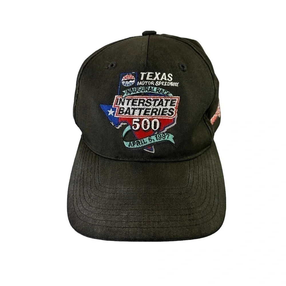 Vintage 1997 Texas Motor Speedway Cap Hat Interstate Batteries 500 Snapback
